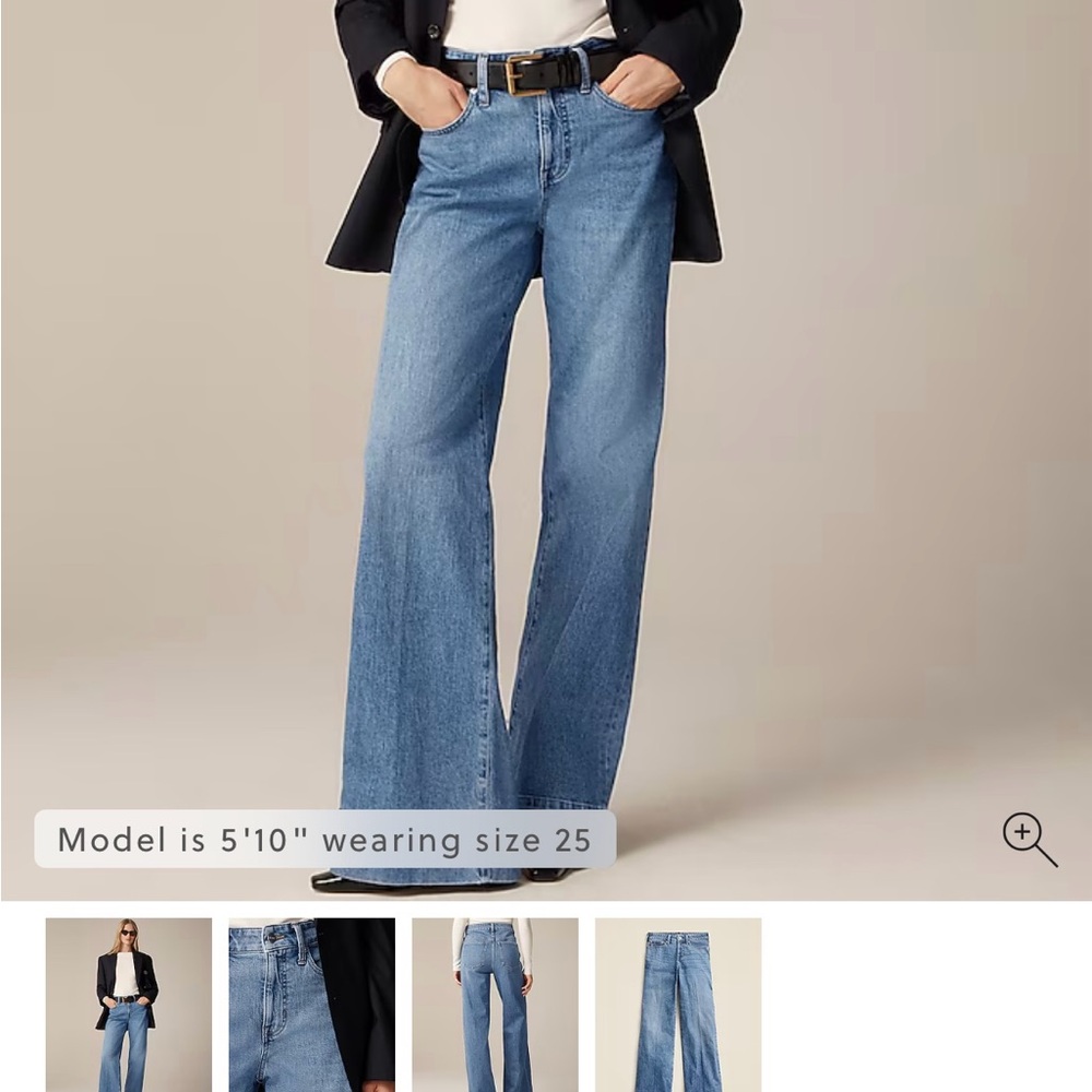 J. Crew Petite low rise denim trouser jean NWT SZ 26P